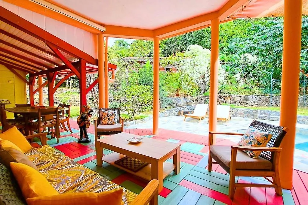 Villa La Perle Plage A Pied, Piscine A Deshaies