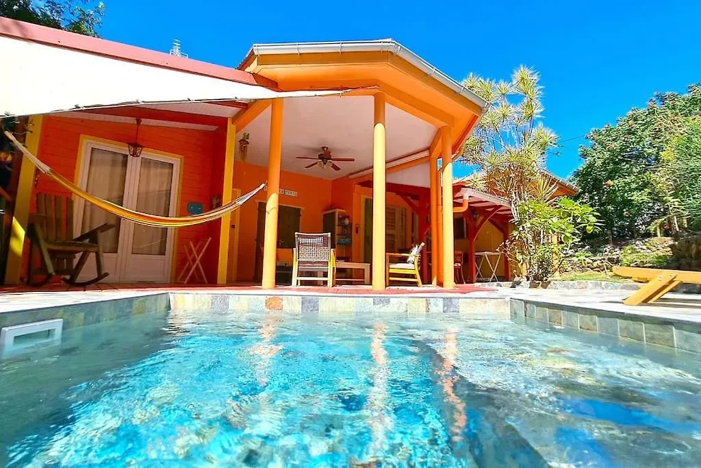Villa La Perle Plage A Pied, Piscine A Deshaies Guadeloupe